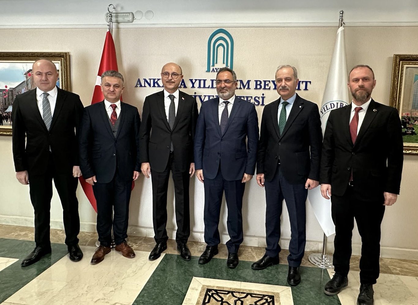 Genel Başkan Geylan Ankara Yıldırım Beyazıt Üniversitesi Rektörü Prof. Dr. Ali Cengiz Köseoğlu’nu Ziyaret Etti.