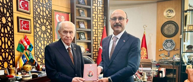 GENEL BAŞKANIMIZDAN MHP GENEL BAŞKANI SAYIN DEVLET BAHÇELİ’YE ZİYARET