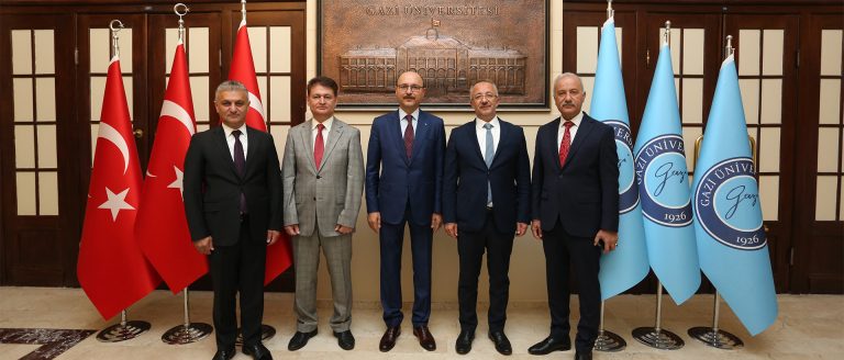 GAZİ ÜNİVERSİTESİ REKTÖRÜ PROF. DR. UĞUR ÜNAL’A ZİYARET