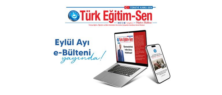 Eylül Ayı e-Bülteni Yayında