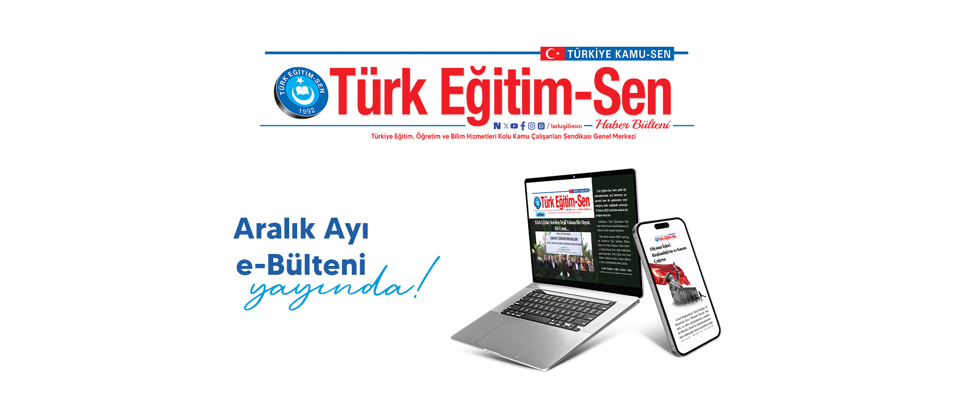 ARALIK AYI E-BÜLTENİ YAYINDA