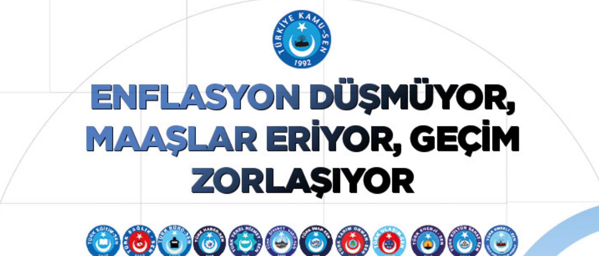 ENFLASYON DÜŞMÜYOR, MAAŞLAR ERİYOR, GEÇİM ZORLAŞIYOR