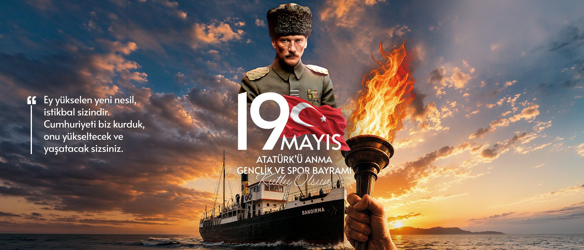19 MAYIS, İSTİKLAL YOLUNDA İLK ADIMDIR!