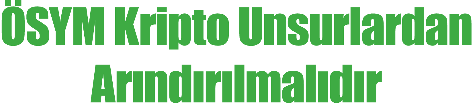  SYM Kripto Unsurlardan Ar nd r lmal d r