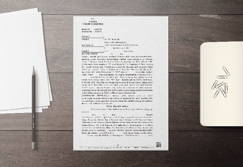 A4 Flyer, Letterhead Mockup