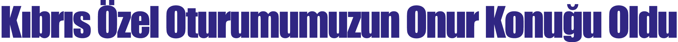 Kıbrıs Özel Oturumumuzun Onur Konuğu Oldu