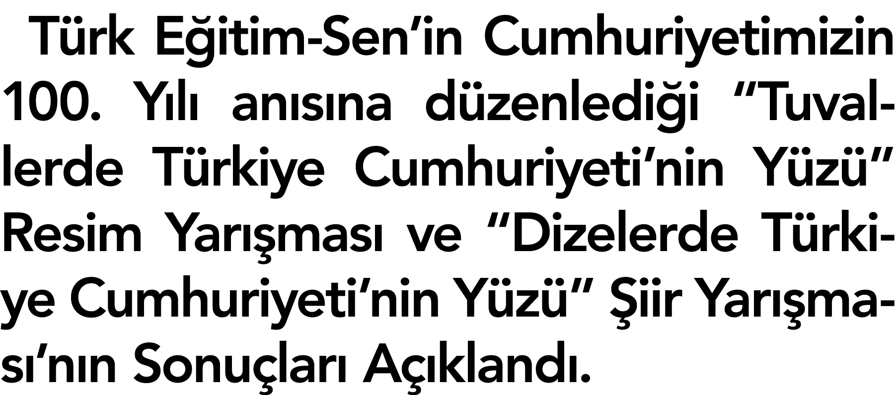 T rk E itim Sen’in Cumhuriyetimizin 100. Y l an s na d zenledi i “Tuvallerde T rkiye Cumhuriyeti’nin Y z ” Resim Yar...