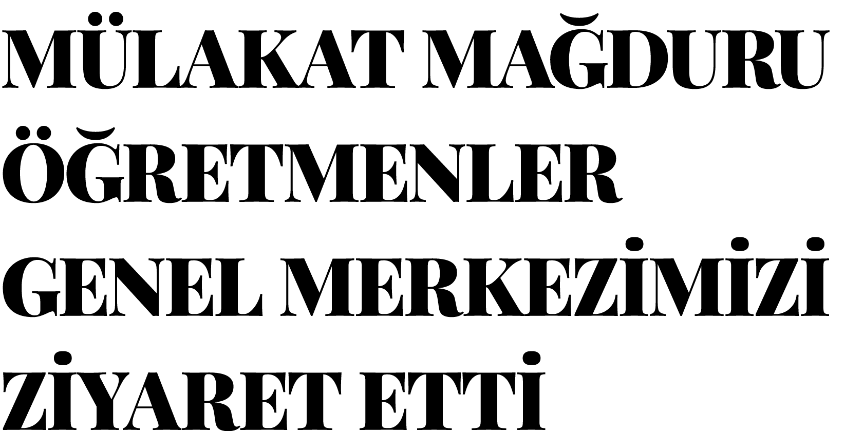 MÜLAKAT MAĞDURU ÖĞRETMENLER GENEL MERKEZİMİZİ ZİYARET ETTİ