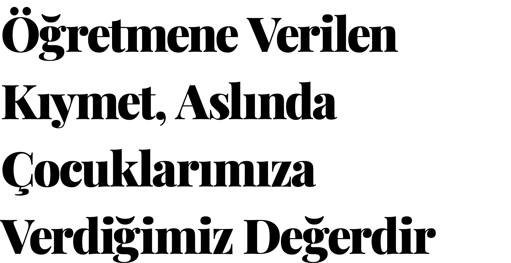 Öğretmene Verilen Kıymet, Aslında Çocuklarımıza Verdiğimiz Değerdir