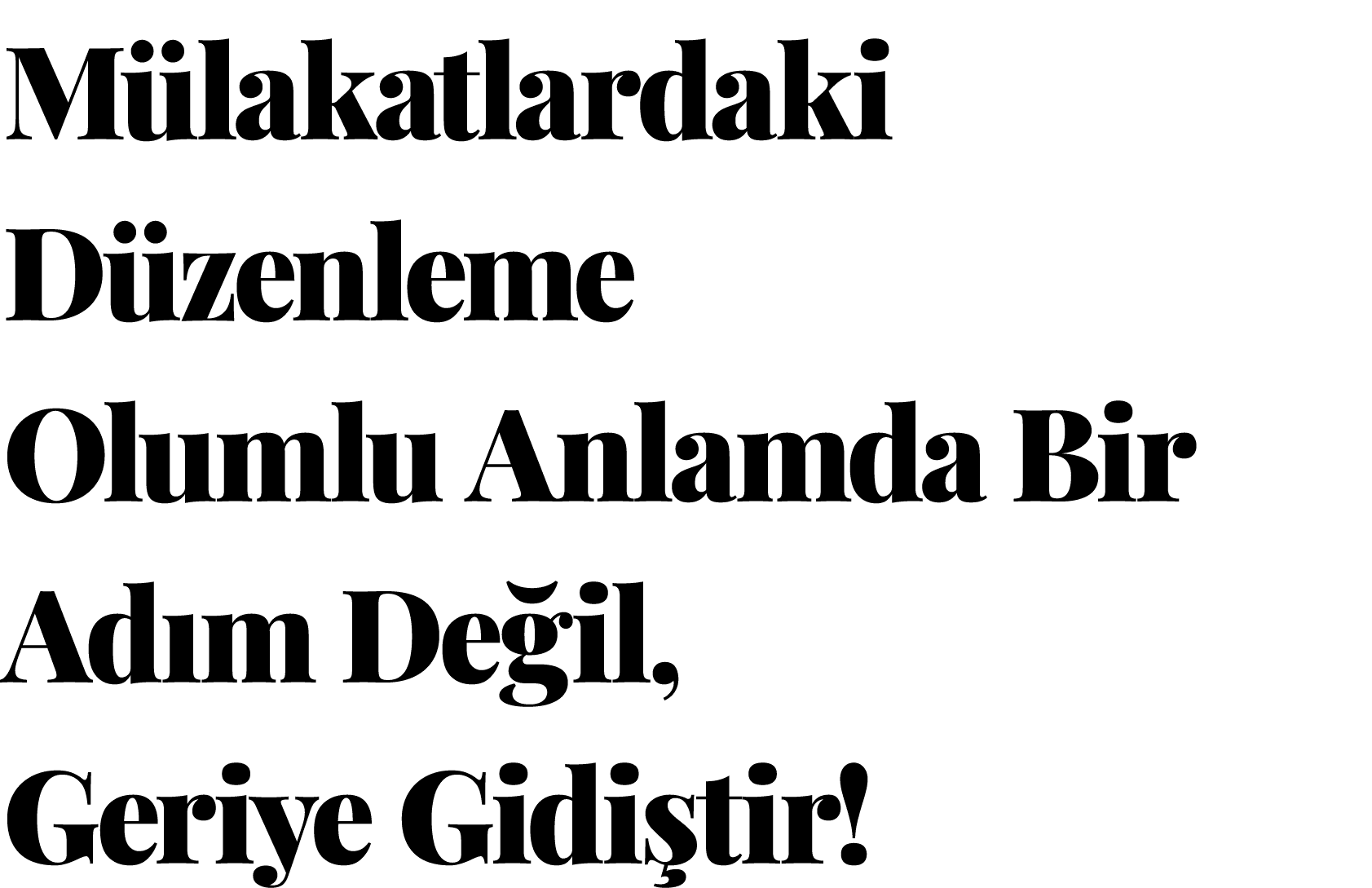 Mülakatlardaki Düzenleme Olumlu Anlamda Bir Adım Değil, Geriye Gidiştir 