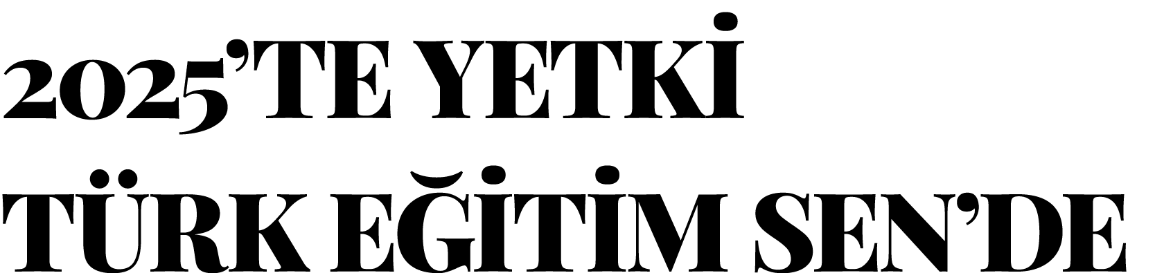 2025 TE YETKİ  TÜRK EĞİTİM SEN DE