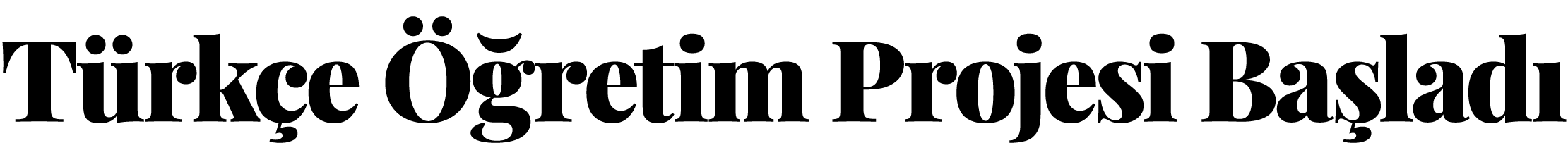 Türkçe Öğretim Projesi Başladı