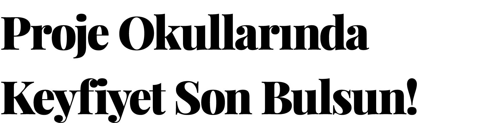 Proje Okullarında Keyfiyet Son Bulsun 