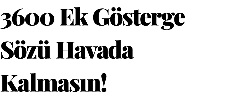 3600 Ek G sterge S z Havada Kalmas n!