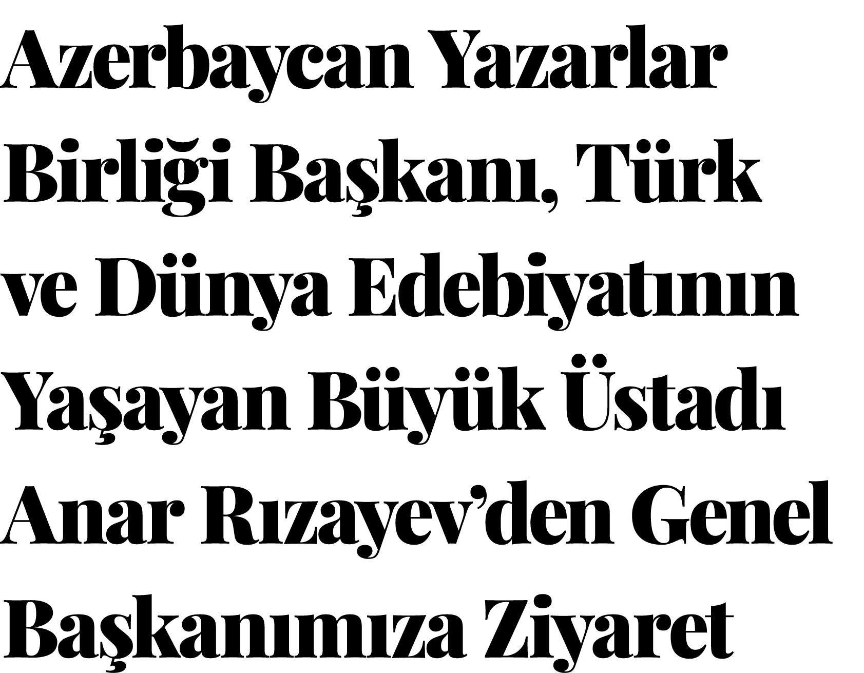 Azerbaycan Yazarlar Birli i Ba kan , T rk ve D nya Edebiyat n n Ya ayan B y k stad  Anar R zayev’den Genel Ba kan m...