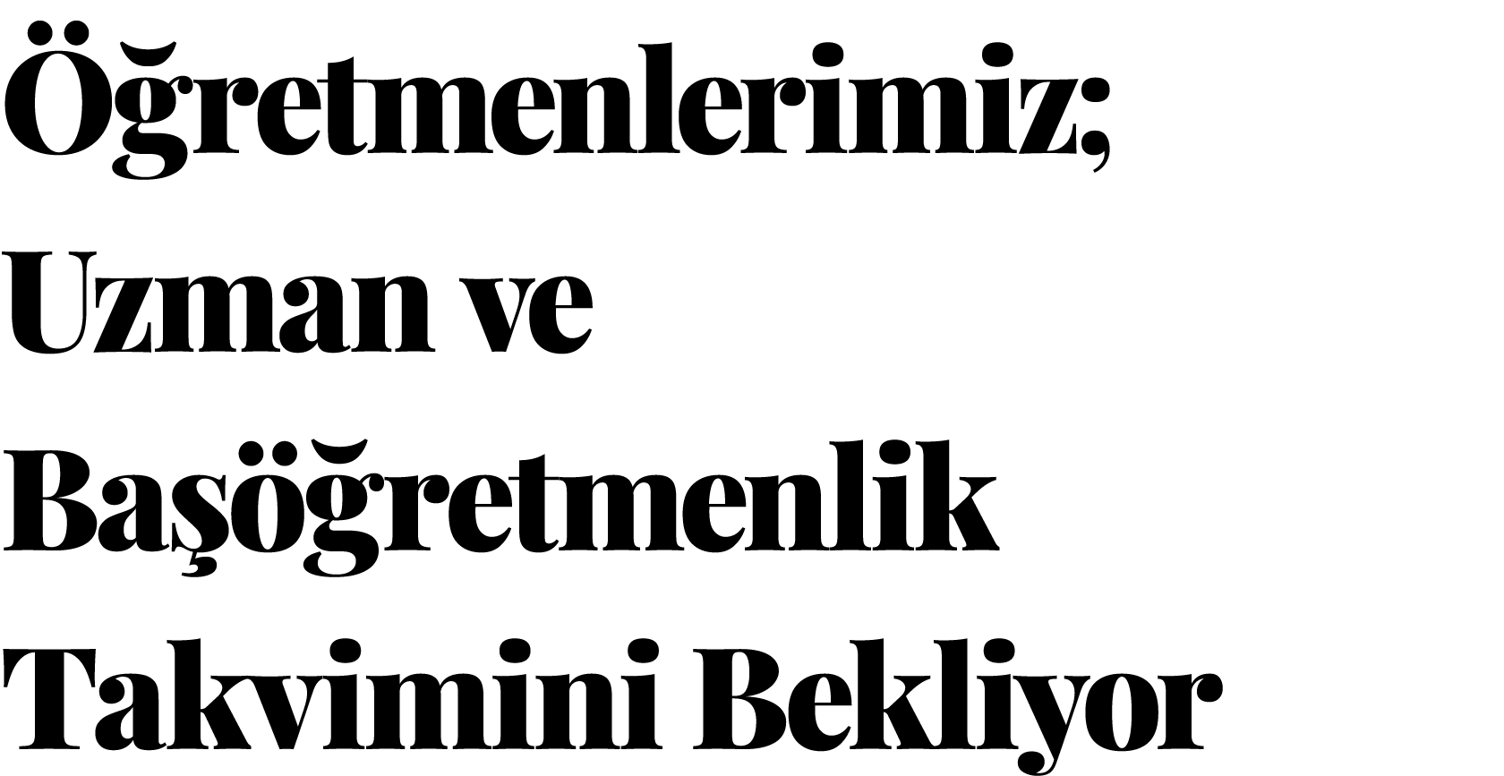  Öğretmenlerimiz; Uzman ve Başöğretmenlik Takvimini Bekliyor