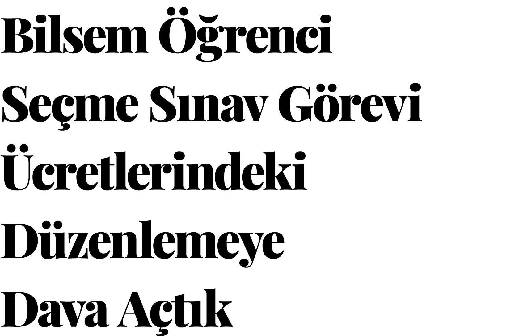 Bilsem Öğrenci Seçme Sınav Görevi Ücretlerindeki Düzenlemeye Dava Açtık