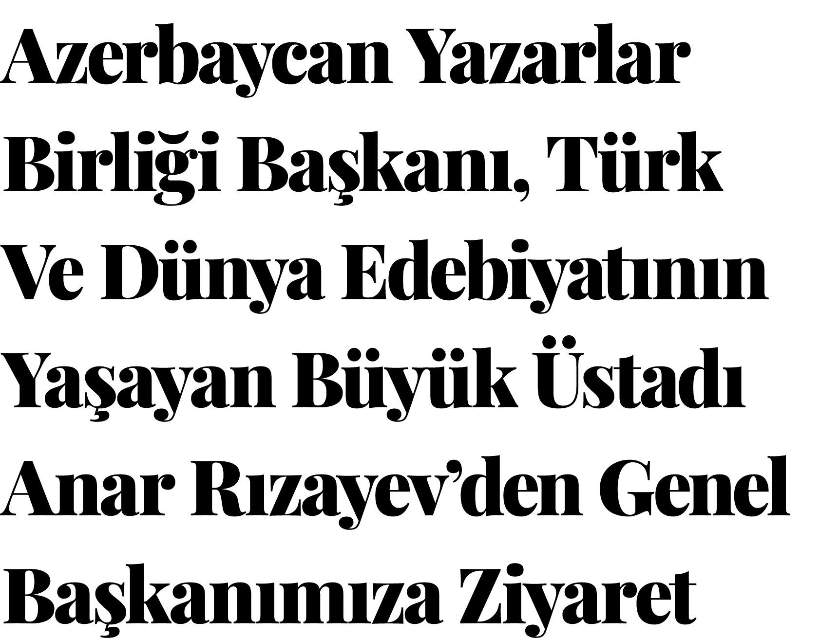 Azerbaycan Yazarlar Birliği Başkanı, Türk Ve Dünya Edebiyatının Yaşayan Büyük Üstadı Anar Rızayev den Genel Başkanımı   