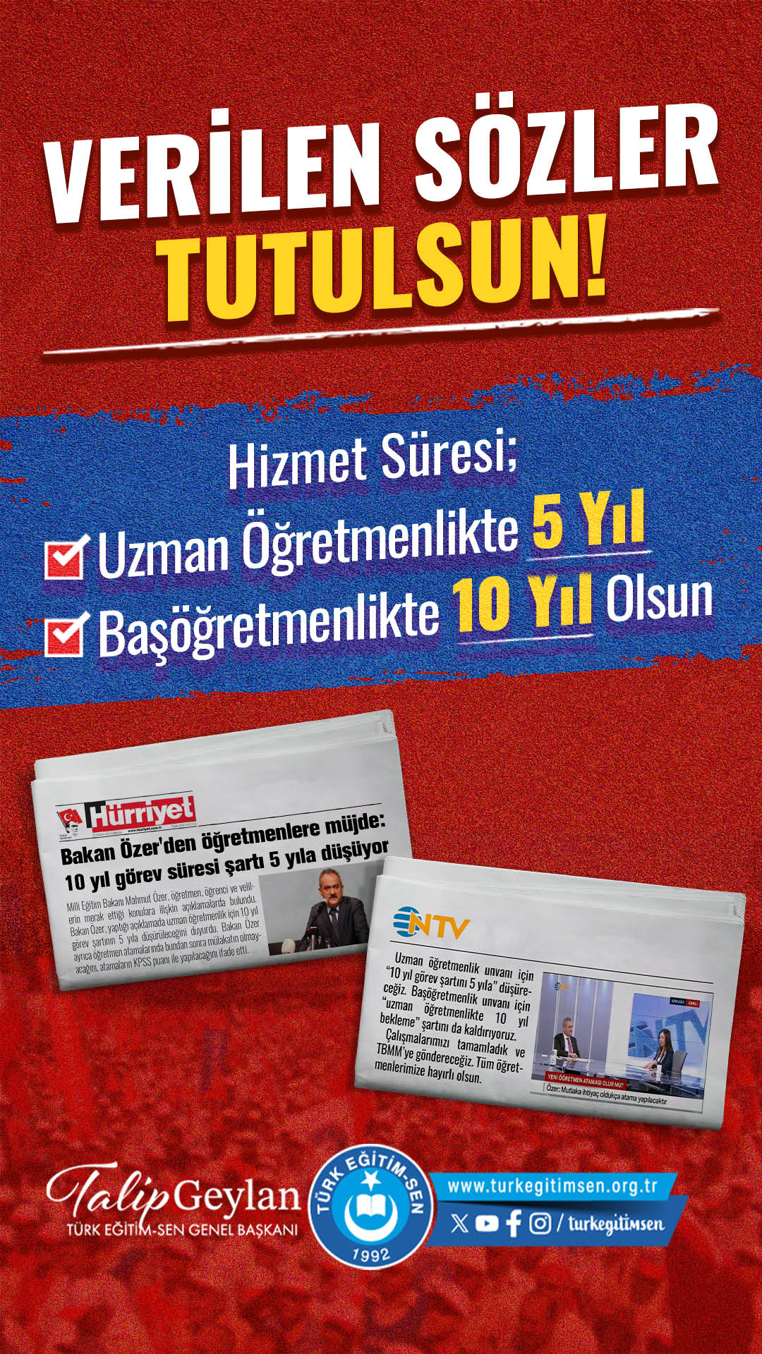 A red advertisement with a man and a woman on it. AI generated content