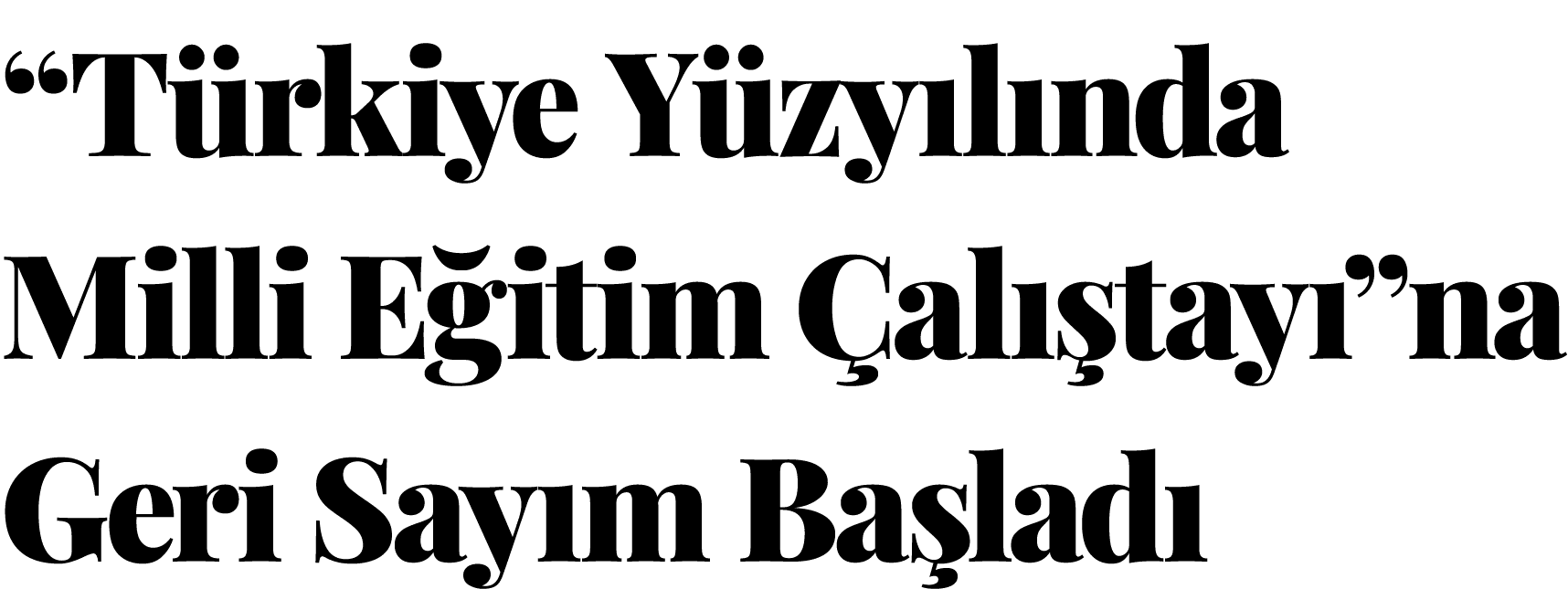  Türkiye Yüzyılında Milli Eğitim Çalıştayı na Geri Sayım Başladı