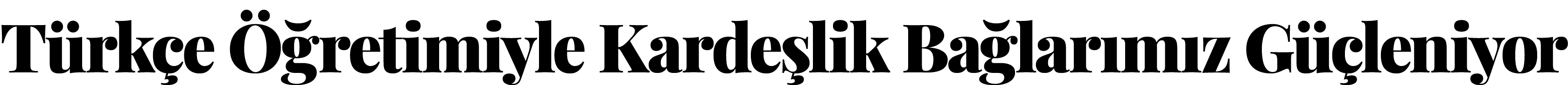 T rk e  retimiyle Karde lik Ba lar m z G  leniyor