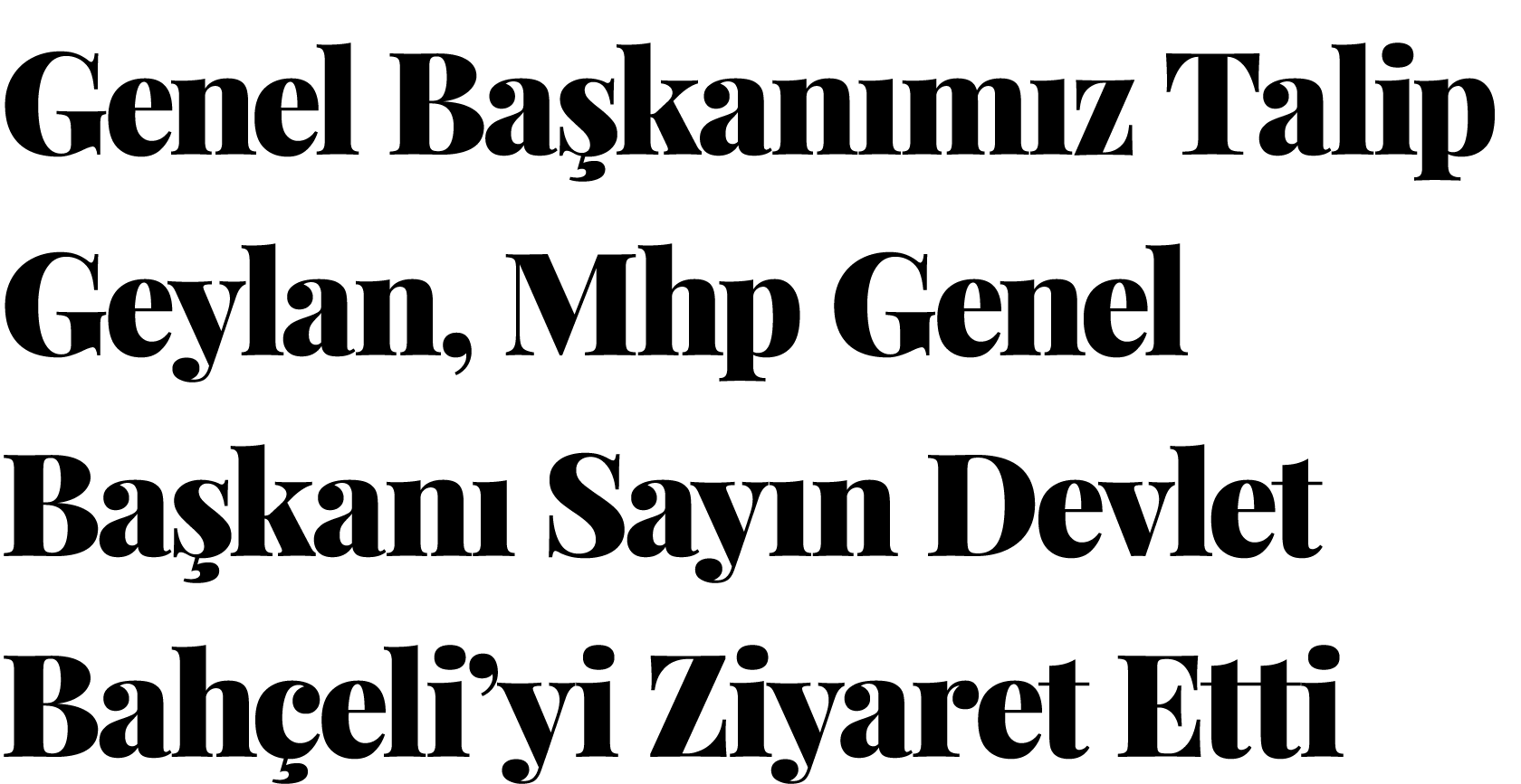 Genel Ba kan m z Talip Geylan, Mhp Genel Ba kan Say n Devlet Bah eli’yi Ziyaret Etti